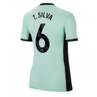 Fotballdrakt Dame Chelsea Thiago Silva #6 Tredjedrakt 2023-24 Kortermet